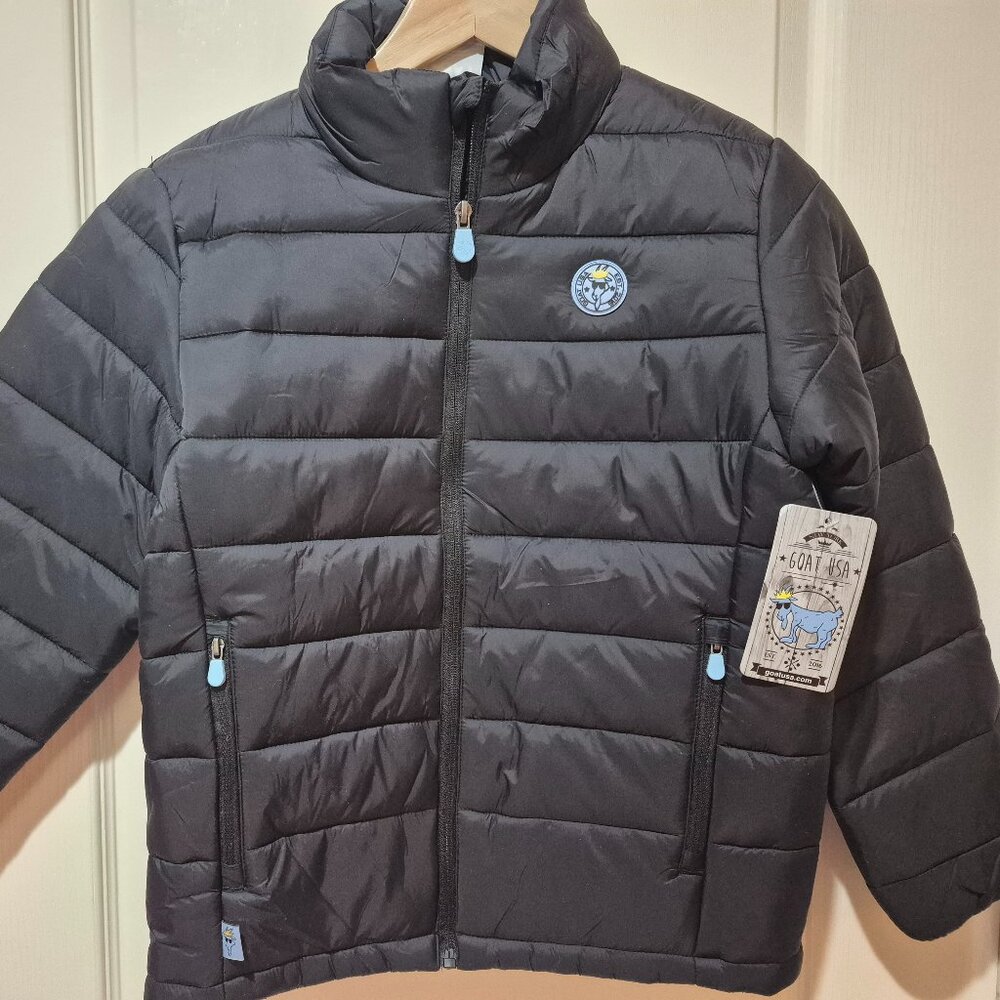 Listing for JKeefe40 - GOAT USA Youth Large Black Puffer Jacket- BNWT w/ FLAW